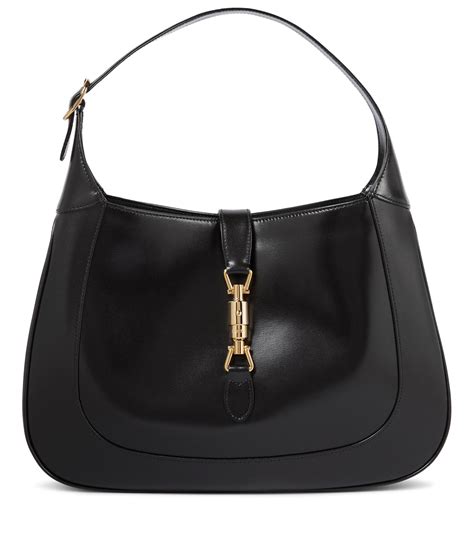 gucci medium padlock leather hobo|Jackie 1961 Medium Hobo Bag In Black Leather .